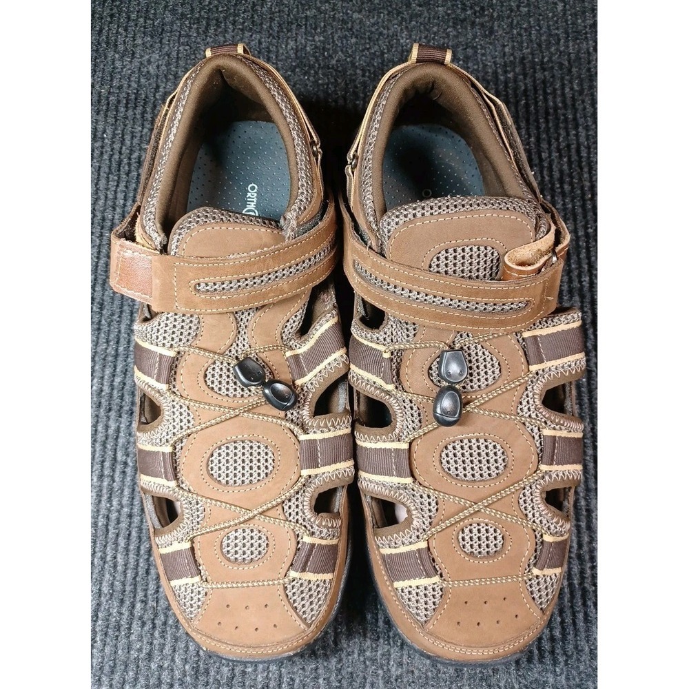 Orthofeet Biofit 573 Leather Orthopedic Walking Sandles Men's Sz. 13 X-Wide
